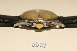 Vintage Rare Swiss Chromed Men's Chronograph Watch Raffa Geneve/landeron 148