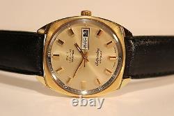 Vintage Rare Swiss Gold Plated Men's Automatic Watchpictlausanne/mov. As/ 25 J