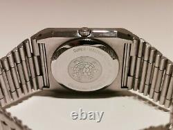 Vintage Rare Swiss Men's All Mat Stainless Steel Quartz Watch Certina Ds N1