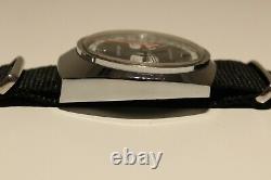 Vintage Rare Swiss Men's Mechanical Chronograph Watch Cimier 7j. /black Dial