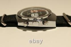Vintage Rare Swiss Men's Mechanical Chronograph Watch Cimier 7j. /black Dial