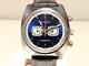 Vintage Rare Swiss Men's Mechanical Chronograph Watch Cimier 7j. /blue Dial