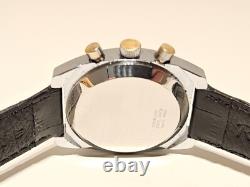 Vintage Rare Swiss Men's Mechanical Chronograph Watch Cimier 7j. /blue Dial