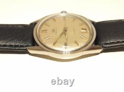 Vintage Rare Swiss Men's Stainless Steel Automatic Watch Marvin With Starfish