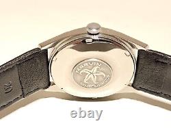 Vintage Rare Swiss Men's Stainless Steel Automatic Watch Marvin With Starfish