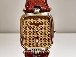 Vintage Rare Swiss Mens Ladies Gold Plated Quartz Watchcharles Lourdan Paris
