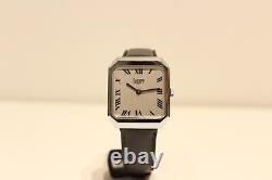 Vintage Rare Swiss Nice Classic Square Men's Mechanical Watch Flipper 17 J