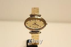 Vintage Rare Swiss Solid Silver And Gold Plated Ladies Watch Omega De Ville