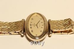 Vintage Rare Swiss Solid Silver And Gold Plated Ladies Watch Omega De Ville