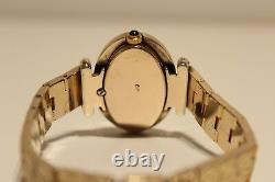 Vintage Rare Swiss Solid Silver And Gold Plated Ladies Watch Omega De Ville