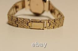 Vintage Rare Swiss Solid Silver And Gold Plated Ladies Watch Omega De Ville