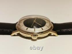 Vintage Rare Swiss Two Tone Dial Gold Plated Men's Mechanical Watch Dugena