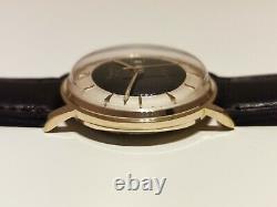 Vintage Rare Swiss Two Tone Dial Gold Plated Men's Mechanical Watch Dugena