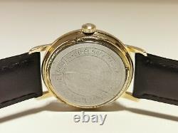 Vintage Rare Swiss Two Tone Dial Gold Plated Men's Mechanical Watch Dugena