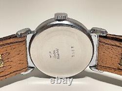 Vintage Rare Swiss Ww2 Era Military Men's Mechanical Watch Ancre Prima 15 J