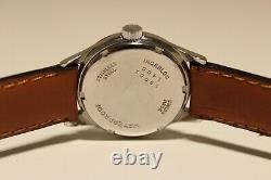 Vintage Rare Swiss Ww2 Era Small St. Steel And 14k Gold Men's Watch Ardath 17j