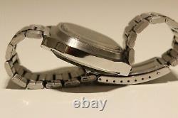 Vintage Rare Tv Swiss Men's St. Steel Automatic Watch Tissot Seastar/waves Dial