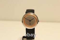 Vintage Rare Unbranded Swiss Ww2 Era Stainless Steel Men's Mechanical Watch