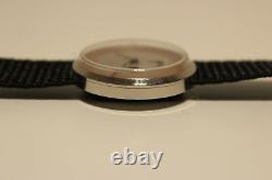 Vintage Rare Unbranded Swiss Ww2 Era Stainless Steel Men's Mechanical Watch