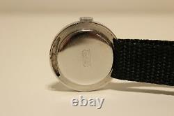 Vintage Rare Unbranded Swiss Ww2 Era Stainless Steel Men's Mechanical Watch