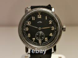 Vintage Rare Ww2 Military Pilots Aviator 40mm Men's Swiss Watch Homis 15 J