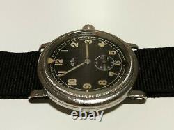 Vintage Rare Ww2 Military Pilots Aviator 40mm Men's Swiss Watch Homis 15 J