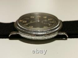 Vintage Rare Ww2 Military Pilots Aviator 40mm Men's Swiss Watch Homis 15 J