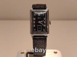 Vintage Rare Ww2 Military Rectangular Tank Men's Swiss Watch Mars/black Dial