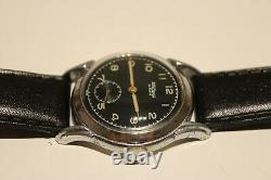 Vintage Rare Ww2 Military Sub Second Swiss Men's Mechanical Watch Sully Watch