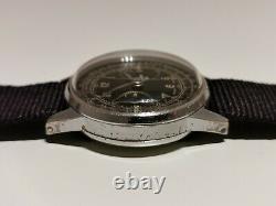 Vintage Rare Ww2 Military Swiss Men's Mechanical Chronograph Unbranded Watch