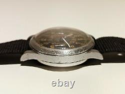 Vintage Rare Ww2 Military Swiss Men's Mechanical Chronograph Watch Farnitur