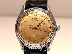 Vintage Rare Ww2 Military Swiss Square Men's Mechanical Watch Nobelimpermeable