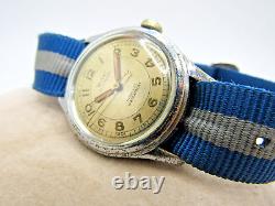 Vintage Rare Wyler Automatic Military Bumper 30371 Swiss Made Watch 17 Jewel