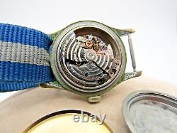 Vintage Rare Wyler Automatic Military Bumper 30371 Swiss Made Watch 17 Jewel