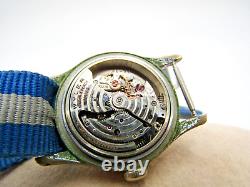 Vintage Rare Wyler Automatic Military Bumper 30371 Swiss Made Watch 17 Jewel