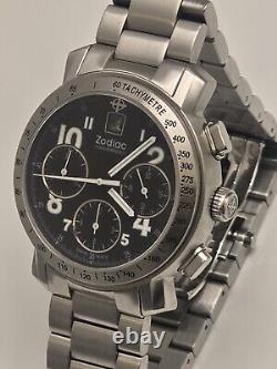 Vintage Rare Zodiac Calame Z02003 51 Jewel Swiss automatic Chronograph watch