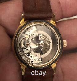 Vintage Rare Zodiac Guardsman Automatic Watch Gold Plated Swiss Made