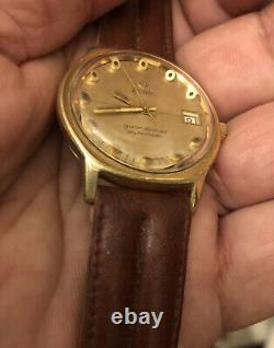 Vintage Rare Zodiac Guardsman Automatic Watch Gold Plated Swiss Made