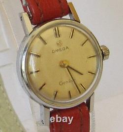 Vintage Rareomegaall Steel Genuine Swiss Ladies Mechanical Watch Cal. 620 # 499