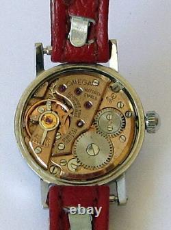 Vintage Rareomegaall Steel Genuine Swiss Ladies Mechanical Watch Cal. 620 # 499