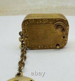 Vintage Reuge Swiss Made Ste Croix Music Box Pendant Gp Wind Up Collectible Rare