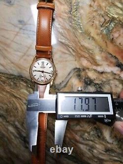 Vintage Roamer Calendar Date 17 Jewels Mens Swiss Made Watch Rare Dail