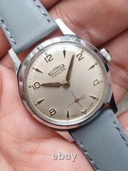 Vintage Roamer Popular Rare Sub Second 17 Jewels Swiss Made Men's Wrist Watch