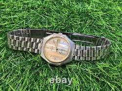 Vintage Rover Watch Swiss Made 1960's Automatic Very Rare 37mm Men's Silver Ss