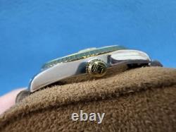 Vintage SANDOZ Rare Gold Dial men's automatic watch date 36mm ETA 2824 swiss