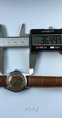 Vintage STANDARD Military watch 15 Jewels Swiss made Waterproof Unusual back