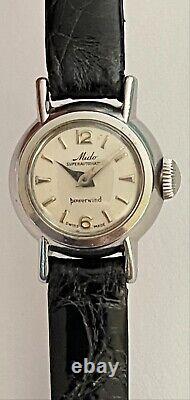 Vintage SUPER Automatic Powerwind Swiss Mido 607P watch Ladies serviced