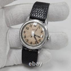 Vintage Sanford Mens Military Watch Rare WM. J. KAPPEL 17J Swiss Movement Runs