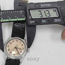 Vintage Sanford Mens Military Watch Rare WM. J. KAPPEL 17J Swiss Movement Runs