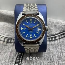Vintage Skin Diver Rodania Watch Mechanic 37mm Swiss Made Watch 1970s Very Rare